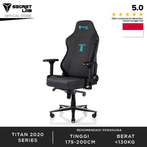 Foto Produk Secretlab TITAN2020 Series Softweave Fabric Kursi Gaming-Charcoal Blue dari Secretlab