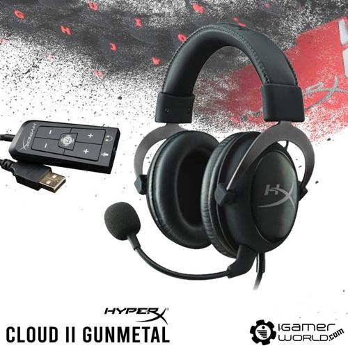 HyperX Cloud 2 GunMetal Gaming Headset 