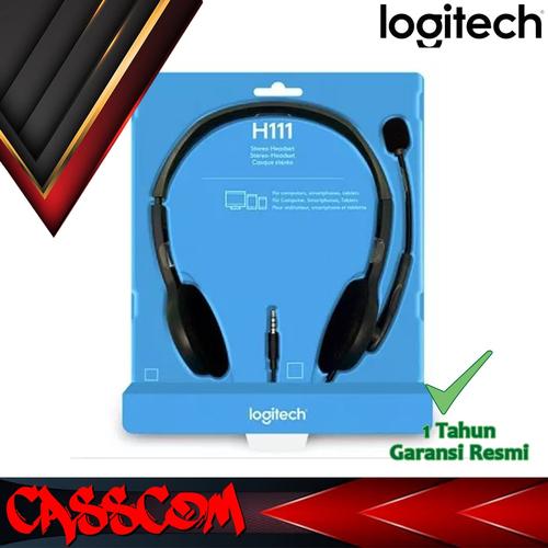Foto Produk Headset Logitech H111 Stereo Headset dari CassCom
