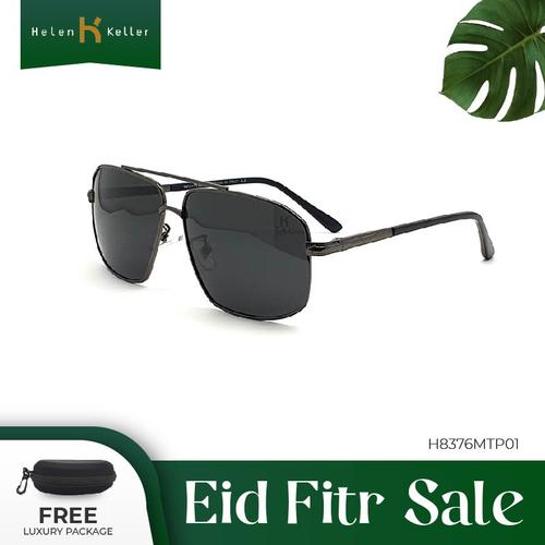 Foto Produk HELEN KELLER-Kacamata Hitam-Sunglasses Pria-anti UV-H8376MT-P01-Black dari Helen Keller Official