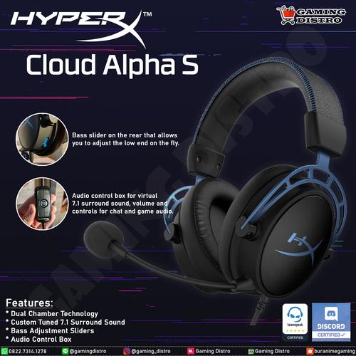 Cloud Alpha S – USB Gaming Headset with 7.1 Surround Sound | HyperX