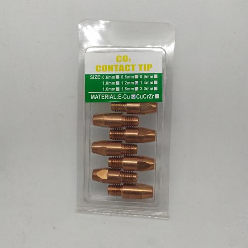 Punta Di Contatto RIVERWELD Per Torcia Saldatura MIG 36KD MB36 – M8 X 30mm, 0,9 Mm, Confezione Da 20 Pezzi
