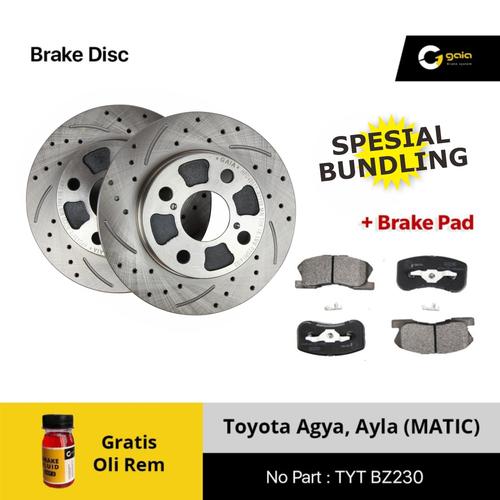 Foto Produk Brake Disc Rotor Agya Ayla MATIC GAIA BZ230 Original dari NEW INTI OTOPART BANDUNG