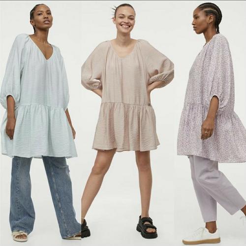 Jual Dress H\u0026M A Linen Blouse Wide Cut 