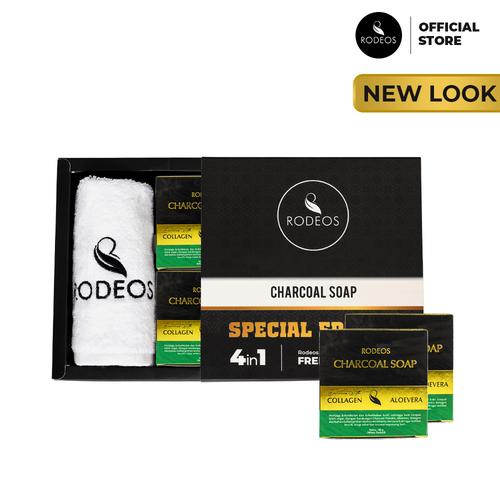 Gambar RODEOS CHARCOAL SPECIAL EDITION 4 iN 1 FREE HANDUK WAJAH dari Rodeos Official Kota Sukabumi Tokopedia