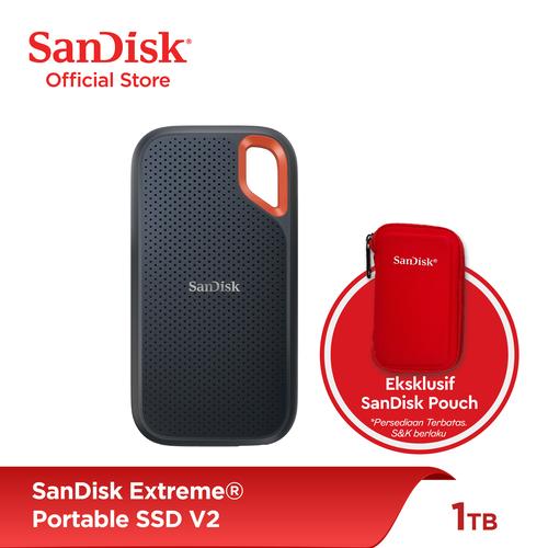 Foto Produk SanDisk Extreme Portable SSD V2 1TB 1050MB/s USB 3.2 dari SanDisk Official