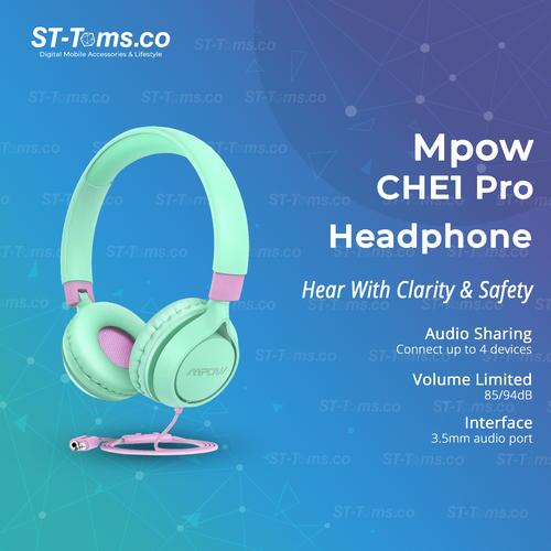 Foto Produk Mpow CHE1 Pro Kids Headphone - Hijau dari ST-Toms.co