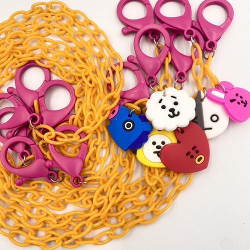 Foto Produk Kalung Rantai Masker/Tali Strap Masker /Gantungan Masker/Strap Mask - BTS KUNING dari Rasyanda Official Store