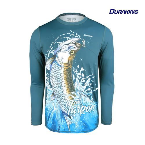 Foto Produk Duraking Jersey Mancing Mega Tarpon Green Tosca - S dari Duraking Outdoor&Sports
