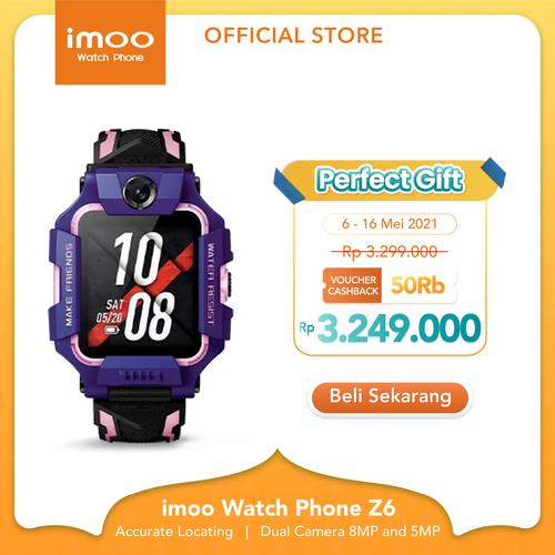 Foto Produk imoo Watch Phone Z6 - HD Video Call - Purple Lavender dari imoo Official Store