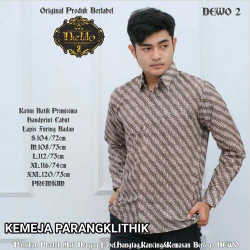 Foto Produk kemeja batik slimfit parang klithik premium dari Jivan Batik