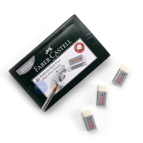 Foto Produk Penghapus Stip Faber Castell Kecil Putih ( FREE DUST ) Min. 40pcs! dari Paper Shop Jkt