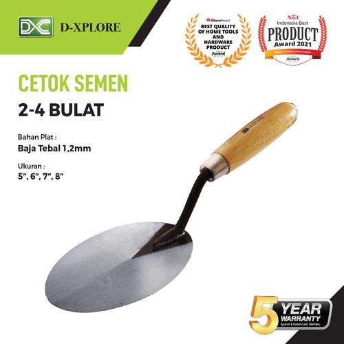 Foto Produk CETOK SEMEN 2-4 BULAT D-XPLORE - 8 INCH dari VININDO OFFICIAL STORE