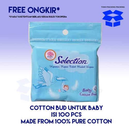 Jual Cotton Bud BABY Selection isi 100 pcs Jakarta Pusat Packing