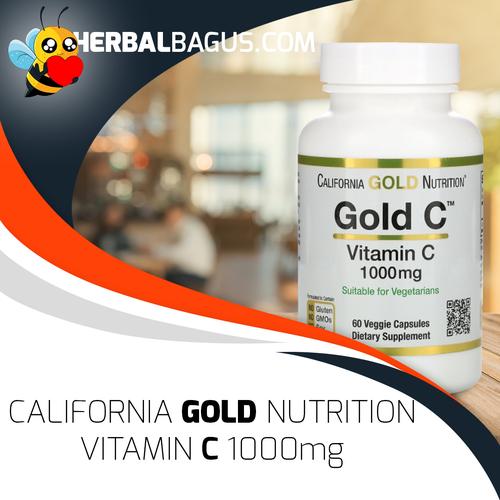 Foto Produk Vitamin C 1000mg California Gold Nutrition, Herbal Bagus Pasti ORI! dari herbalbaguscom