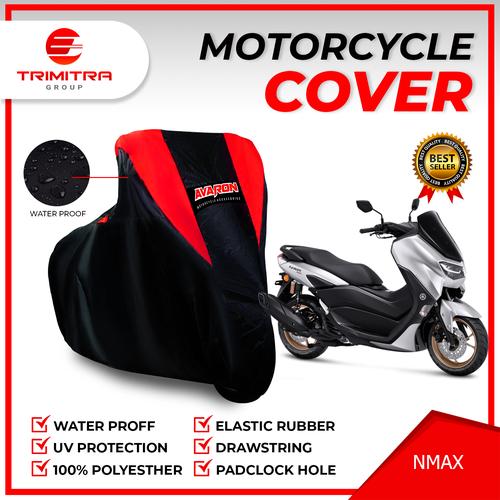 Gambar Sarung Motor NMAX/ Penutup Pelindung Body Cover Motor Merk AVARON - Merah, L dari Trimitra Group Kab. Tangerang Tokopedia