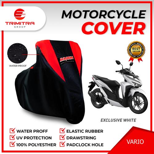 Gambar Sarung Motor VARIO/ Penutup Pelindung Body Cover Motor Merk AVARON - Merah, L dari Trimitra Group Kab. Tangerang Tokopedia
