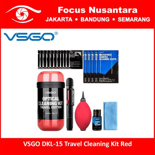 Gambar VSGO DKL-15 Travel Cleaning Kit - Merah dari Focus Nusantara Jakarta Pusat Tokopedia