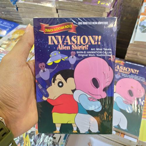 Jual CRAYON SHINCHAN MOVIE Komik - INVASION ALIEN SHIRIRI - Kota