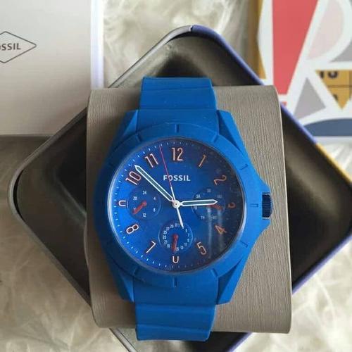 Jual Fossil FS5219 Women Blue Silicon 