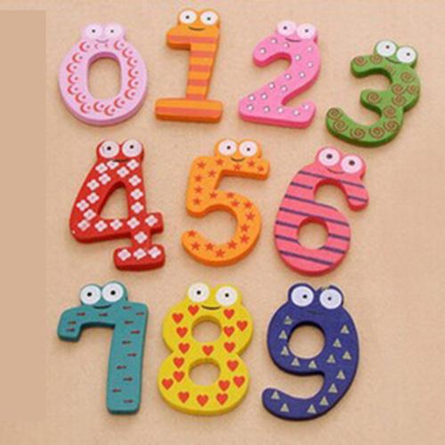 Foto Produk Alphabet huruf magnet kulkas, alphabet kayu magnet, Tempelan kulkas - Angka 0-9 saja dari Lovely Gubuk