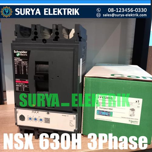 Foto Produk Mccb Schneider 3P NSX 630H NSX630H 3P 630A 630 A Amper LV432895 70kA dari SURYA-ELEKTRIK