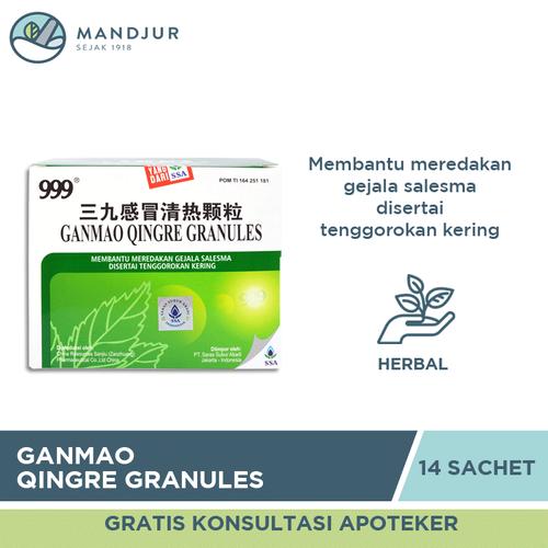 Gambar 999 Ganmao Qingre Granules - Obat Flu, Pilek, Masuk Angin, Demam dari mandjur Jakarta Pusat Tokopedia