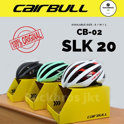 Gambar CAIRBULL SLK20 CB02 Lightweight RoadBike Helmet - Helm Cairbull CB02 - Hitam, M/L dari ROCKBROS CYCLE Jakarta Pusat Tokopedia