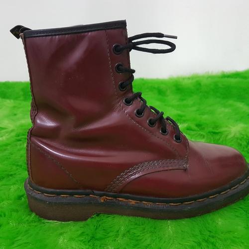Jual Sepatu boots Martens 1460 smooth cherry red original