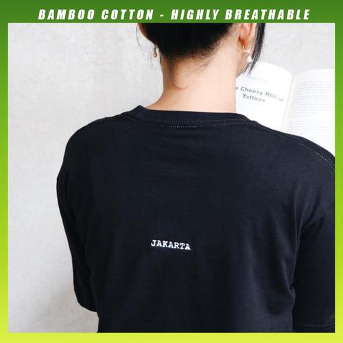 Foto Produk BAMBOO COTTON TFG T-SHIRT 707 JAKARTA BLACK - L dari TFG (Taylor Fine Goods)