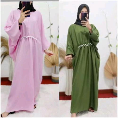 Foto Produk sherina kaftan/kaftan muslim wanita/kaftan velvet/busana muslim murah dari dewshop