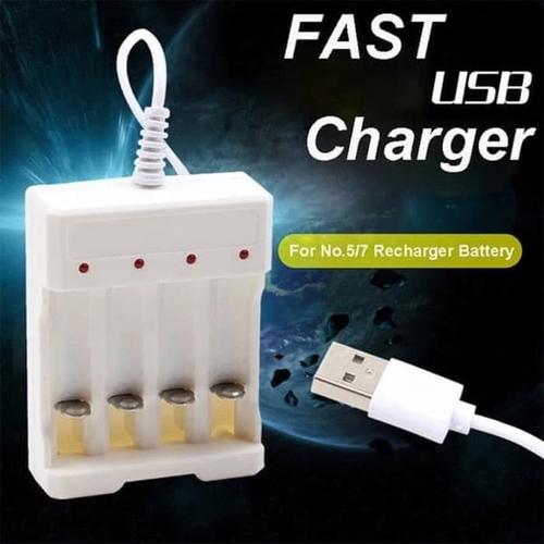 Gambar Charger usb A2 A3 cas an baterai batere AA AAA dari majultc Jakarta Utara Tokopedia