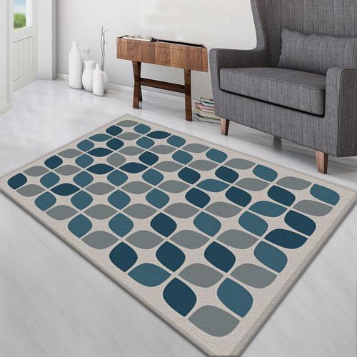 Gambar ARTSY - Karpet Mustard Series Anti Slip - 100x140 cm - Holmes Blue dari ARTSY OFFICIAL STORE Kota Tangerang Tokopedia