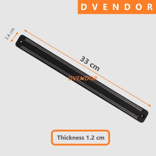 Foto Produk GANTUNGAN RAK PISAU MAGNET HANGER MAGNETIC KNIFE RACK HOLDER STORAGE - 33 cm dari DVendor