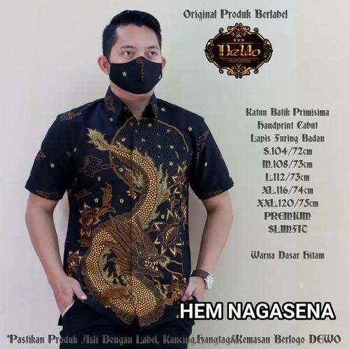 Foto Produk kemeja pria slimfit premium batik nagasena dari Jivan Batik