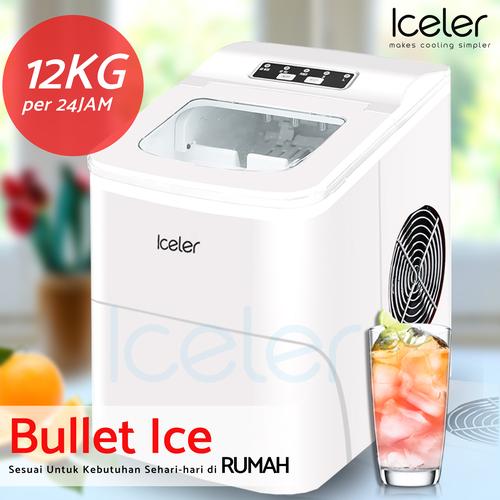 Foto Produk Mesin es Iceler 6 menit keluar es 12kg per hari ice maker - Putih dari icelermesines