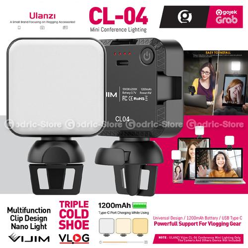 Gambar ULANZI CL04 Clip Portable LED 6500K Video Conference Meeting Webinar dari G-Rex Jakarta Barat Tokopedia