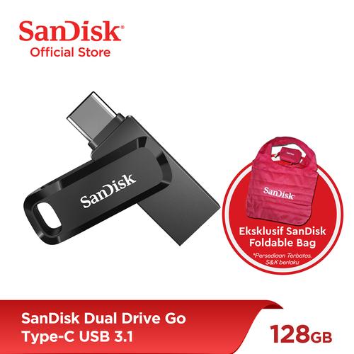 Foto Produk Sandisk OTG 128GB USB Type-C USb 3.1 Ultra Dual Drive Go dari SanDisk Official