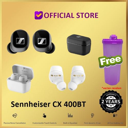 Promo Sennheiser CX 400BT True Wireless CX400BT CX 400 BT TWS Earbuds -  Hitam - Jakarta Selatan - DUNIA COMPUTER \u0026 SERVICE | Tokopedia