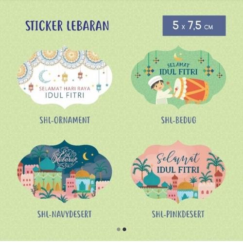 Jual Sticker Label Hardtop Edisi Lebaran Idul Fitri 5 x 7,5 cm - Kota ...