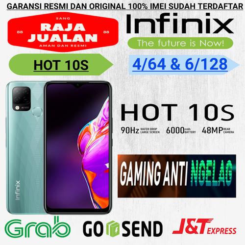Jual INFINIX HOT 10S RAM 6GB 4GB ROM 128GB 64GB GARANSI RESMI