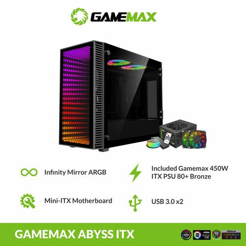 Promo GAMEMAX ABYSS ITX Gaming PC Case Cicil 0% 3x - Jakarta Pusat ...