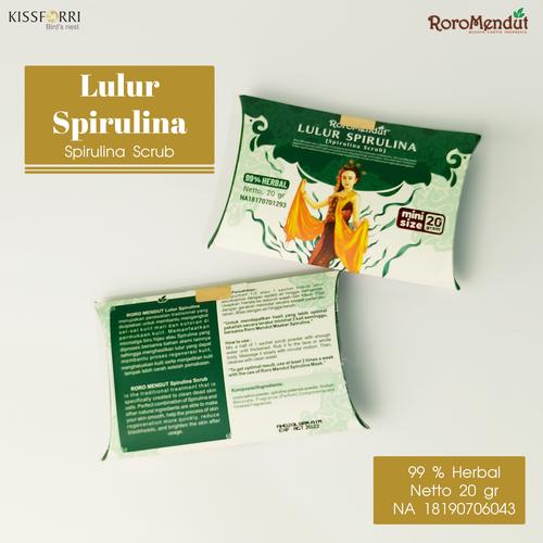 Foto Produk Lulur Spirulina Untuk Menghaluskan & Mencerahkan | Roro Mendut BPOM dari Kissforri Official