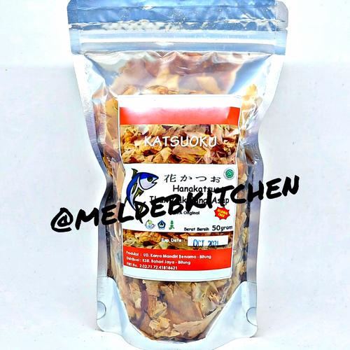 Foto Produk Ikan Cakalang Asap Serut Hana Katsuo Katsuobushi Bonito Flakes dari MeldebKitchen