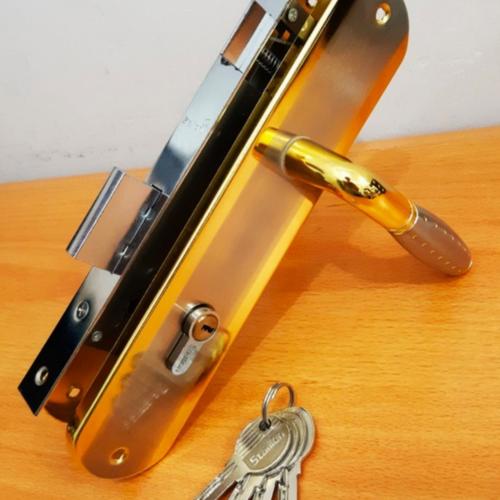 Foto Produk Kunci Pintu Set Besar 25cm / Gagang Pintu Rumah - Gold dari The Season88