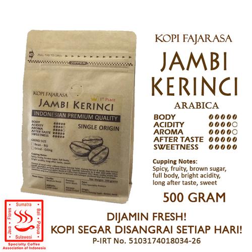 Foto Produk Kopi Fajarasa Jambi Kerinci Biji Kopi Arabica 500 gram dari Kopi Jayakarta