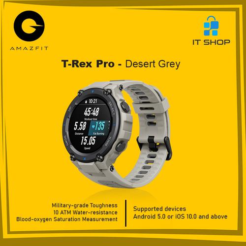 Gambar Amazfit T-Rex Pro - Grey dari IT-SHOP-ONLINE Kota Surabaya Tokopedia
