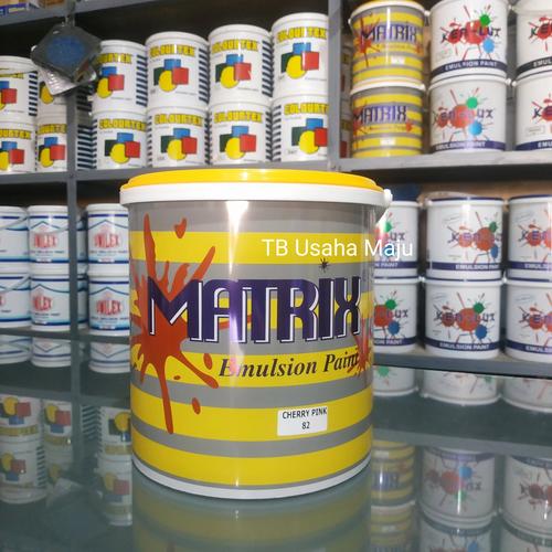 Jual MATRIX Cat Tembok Dinding Indoor Outdoor Pastel Pink Cream Hijau ...