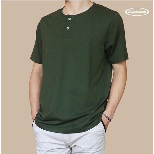 Foto Produk KAOS POLOS TOP BUTTON PENDEK COTTON COMBED 30s PREMIUM (NANO) dari Superdigna_store