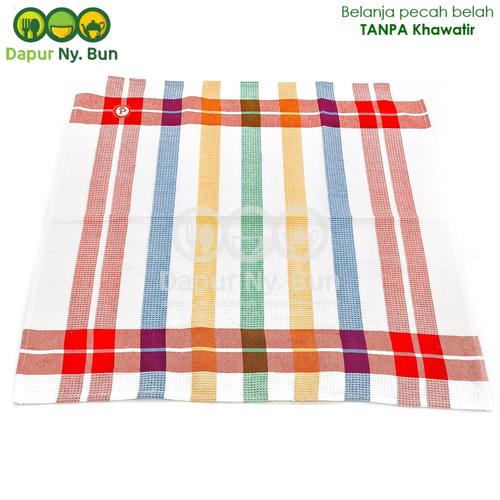 Foto Produk 1Pc Serbet Dapur PW-TEX Motif STRIP / Kain Lap Tebal Motif STRIP dari Dapur Ny.Bun